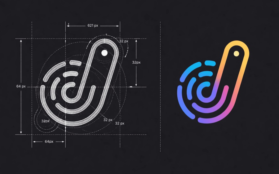 Logo concept construction